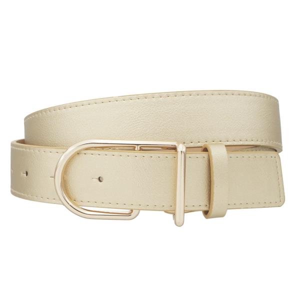 ASYMMETRICAL WIRED D BUCKLE BELT