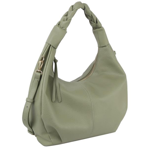 SMOOTH SHOULDER HOBO BAG