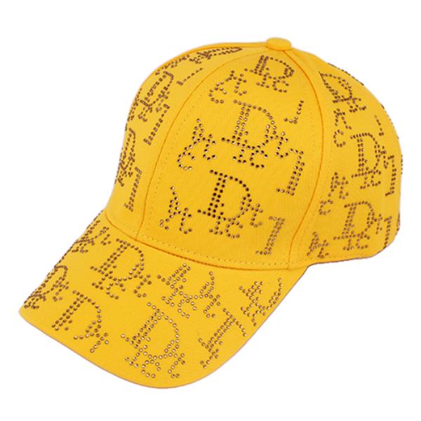 RHINESTONE D FASHION CAP