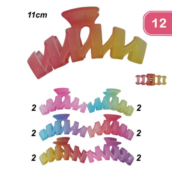 ZIGZAG HAIR CLIP (12 UNITS)