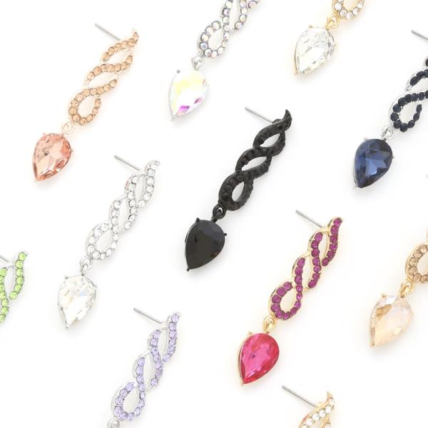 RHINESTONE EARRING
