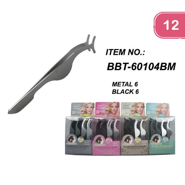 EYELASH APPLICATOR TWEEZER SET(12 UNITS)