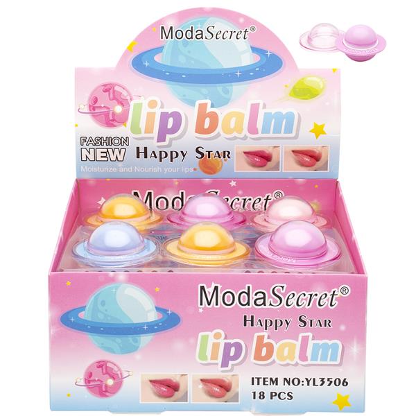 HAPPY STAR LIP BALM (18 UNITS)