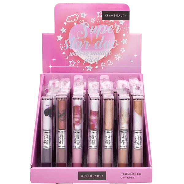 XIME BEAUTY SUPER STAR DUO LIPGLOSS (42 UNITS)