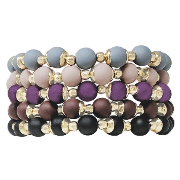 MULTI BEADED BRACELET