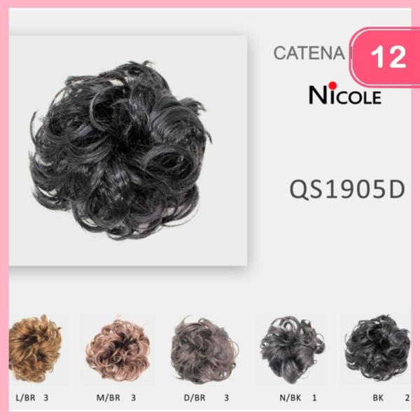 HAIR BUN HAIR TIE (12 UNITS)