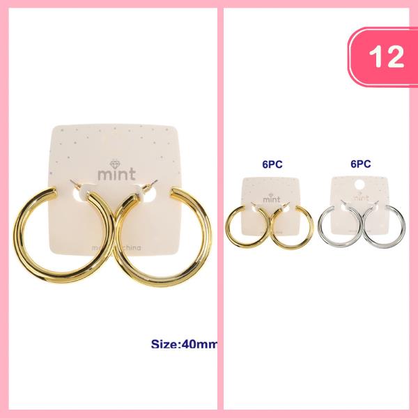 HOOP EARRING (12 UNITS)
