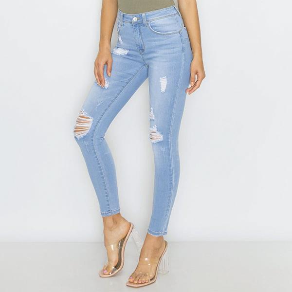 ($10.93 x 15PCS) PUSH-UP DESTRUCTED MODAL BASIC SKINNY