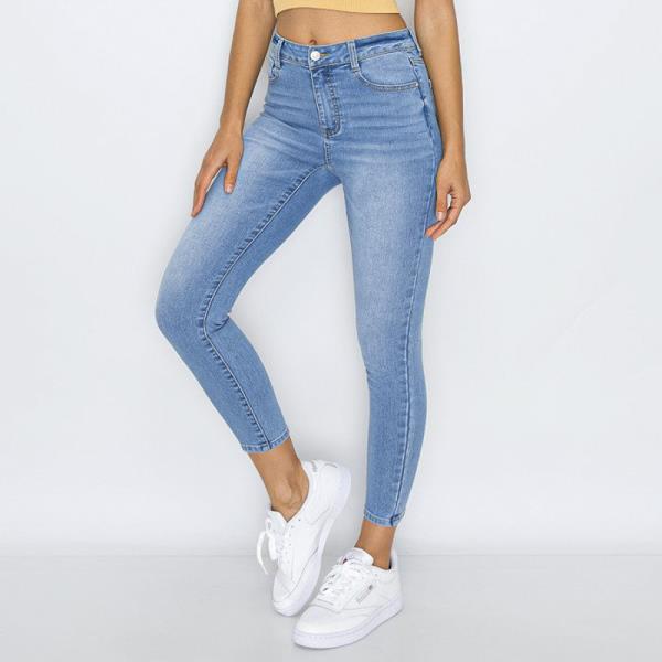 ($11.70 x 15PCS) HIGH WAIST SKINNY KNIT DENIM