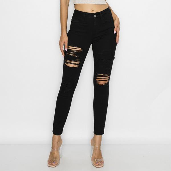 ($12.43 x 15PCS) REPREVE RIP AND REPAIR SKINNY JEAN
