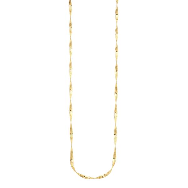 METAL TWIST HERRINGBONE SHORT CHAIN