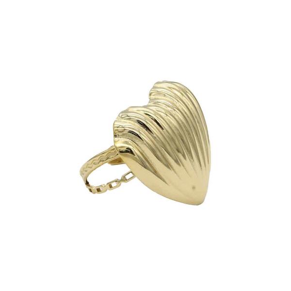 METAL HEART RING