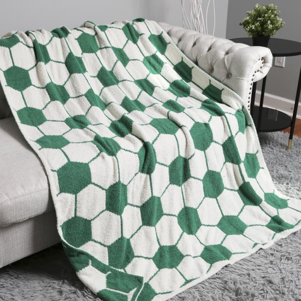 SOCCER THROW BLANKET