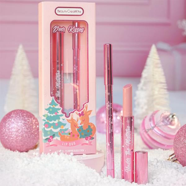 BEAUTY CREATIONS DEER KISSES LIP DUO SET