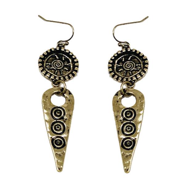 WESTERN STYLE DANGLE EARRING