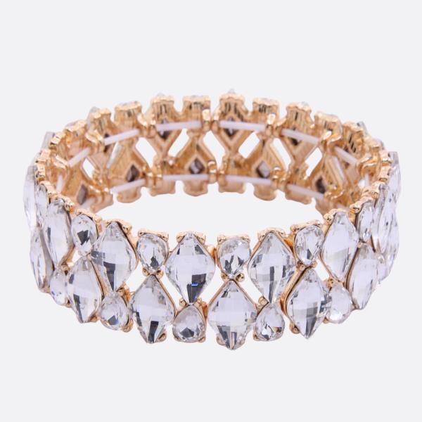 RHINESTONE STRETCH BRACELET