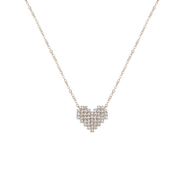 PIXEL HEART NECKLACE