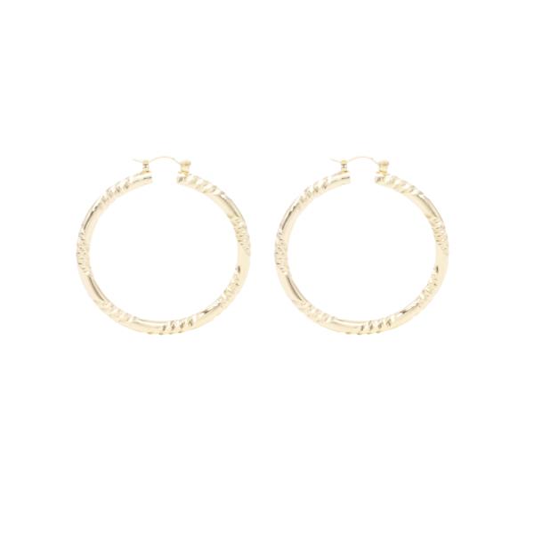 ALUMINUM HOOP THICKNESS--50MM HOOP EARRING