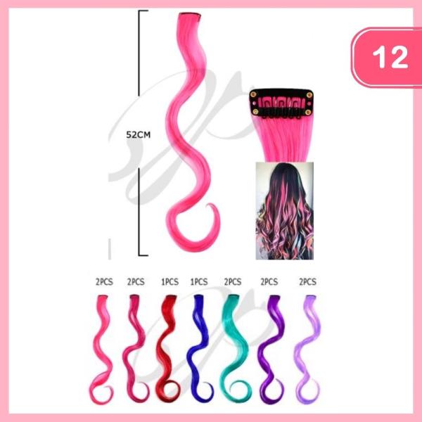 WAVE COLOR HAIR PIN (12 UNITS)