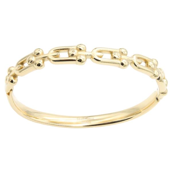 U HINGED STAINLESS STEEL BANGLE BRACELET