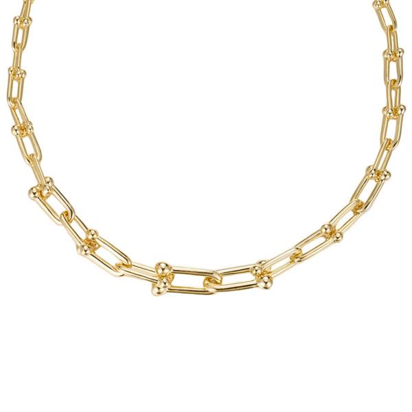 METAL U CHAIN NECKLACE
