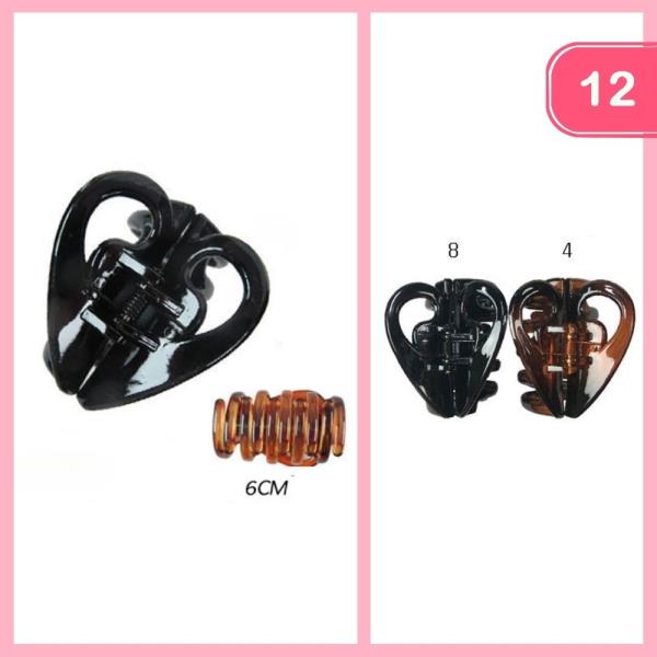 HAIR CLAW JAW CLIP (12 UNITS)