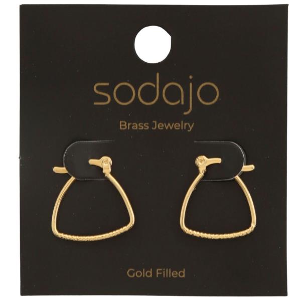 SODAJO GOLD FILLED EARRING