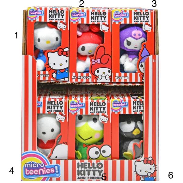 HELLO KITTY AND FRIENDS MICRO TEENIES