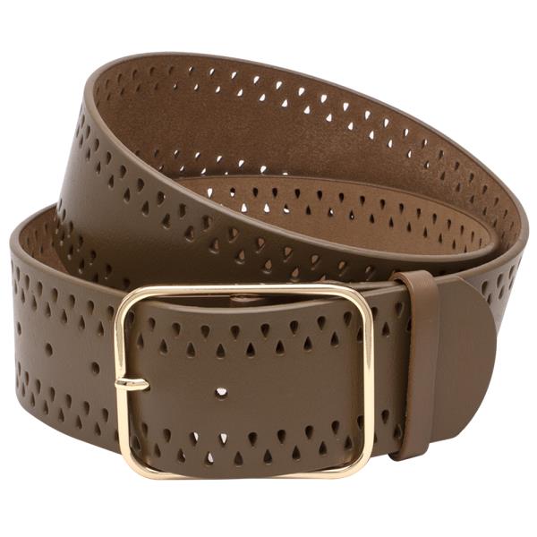 GENUINE LEATHER TEARDROP DETAIL BELT – PERFECT FOR EVERY OUTFIT