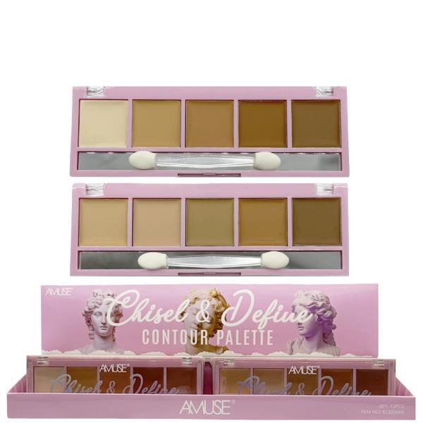 AMUSE CHISEL AND DEFINE CONTOUR PALETTE (12 UNITS)
