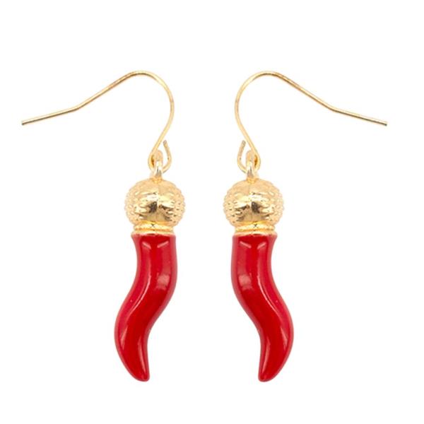 HOT PEPPER DANGLE EARRING