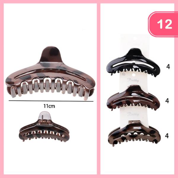 HAIR CLAW JAW CLIP (12 UNITS)