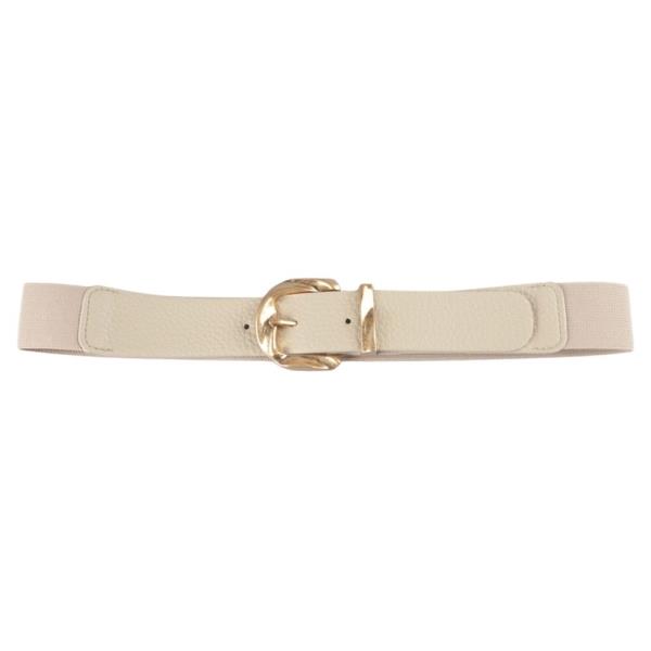 TWIST METAL U BUCKLE ELASTIC BELT