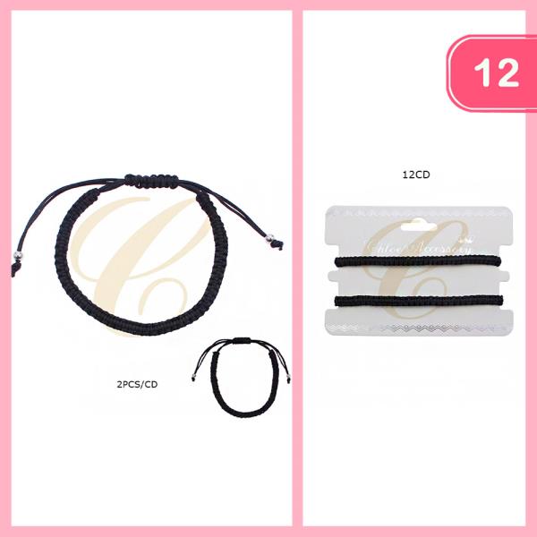 FASHION THREAD BRACELET (12 UNITS)