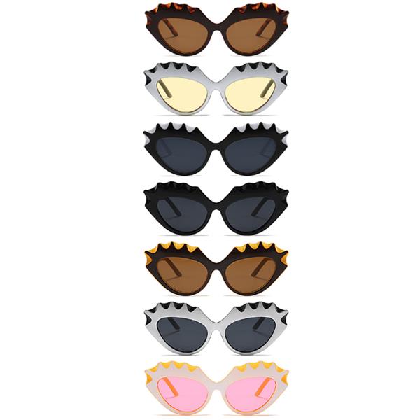 RETRO CAT EYE DESIGN SUNGLASSES 1DZ