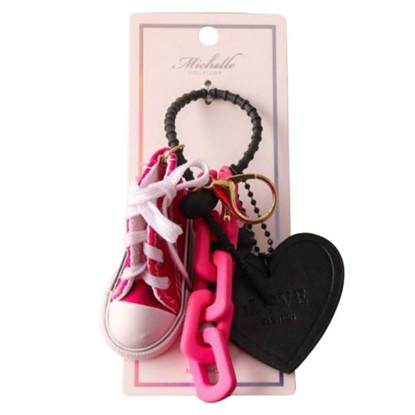 HEART SHOE BAG CHARM DECOR