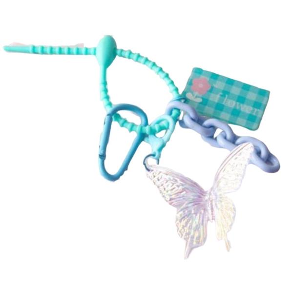 BUTTERFLY LINK CHAIN BAG CHARM DECOR