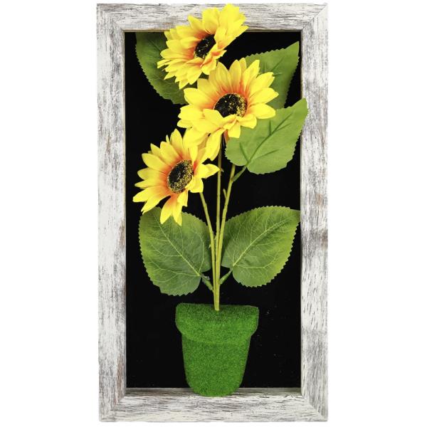 RADIANT SUNFLOWER FRAME DISPLAY
