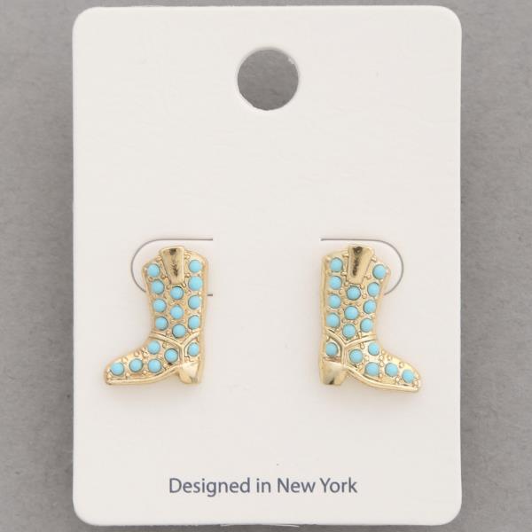 WESTERN BOOT EARRING