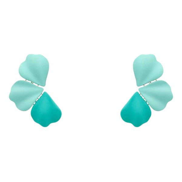 COLOR METAL PETAL EARRING