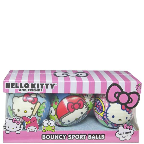 HELLO KITTY 3PC SPORTS FOAM BALLS