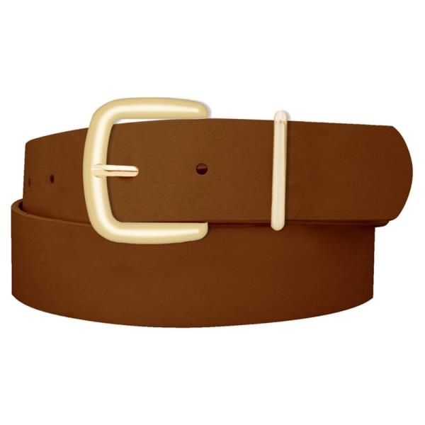 PLUS ROUNDED D BUCKLE METAL LOOP BELT