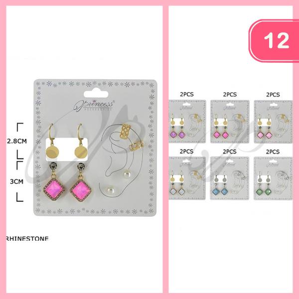 MULTI EARRING SET (12 UNITS)