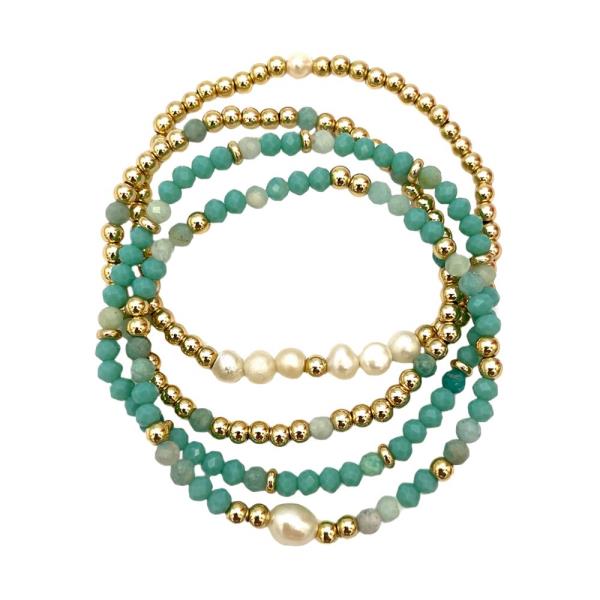 BEADED BRACELET SET