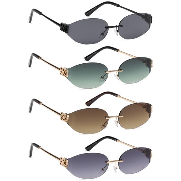 ROUND OVAL FASHION SUNGLASSES 1DZ