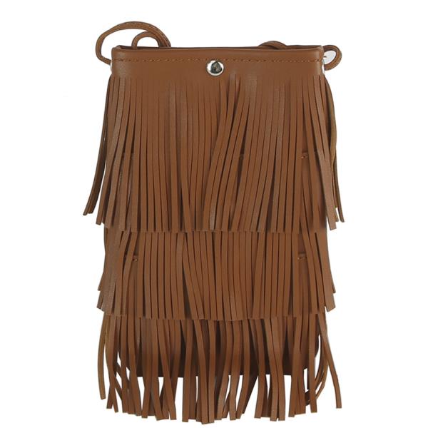 (ONLINE ONLY) SMOOTH FRINGE CROSSBODY BAG