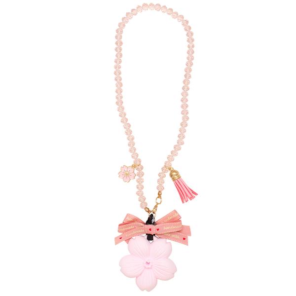 FLOWER TASSEL BAG CHARM KEYCHAIN