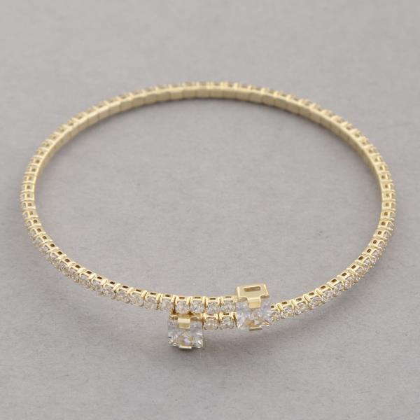 SODAJO CZ GOLD DIPPED BRACELET