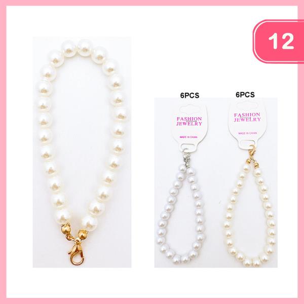 PEARL BEAD KEYCHAIN (12 UNITS)