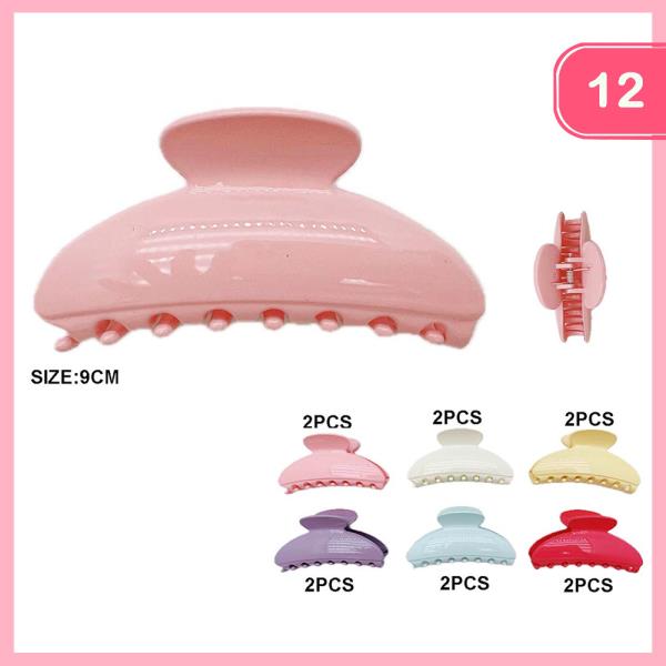 HAIR CLAW JAW CLIP (12 UNITS)